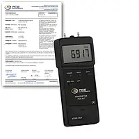 Havalandırma Ölçüm Cihazı PCE-917-ICA ISO Kalibrasyon Sertifikası dahil 