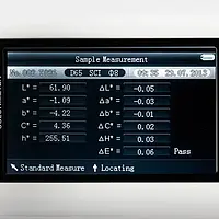 Kolorimetre PCE-CSM 7 Ekranı