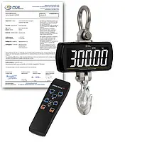 Kuvvet Ölçer PCE-CS 300LD-ICA ISO Kalibrasyon Sertifikası dahil 