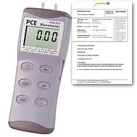Manometre PCE-P50-ICA ISO Kalibrasyon Sertifikası dahil