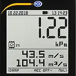 Manometre PCE-PDA 10L Ekranı