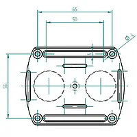 PCE-VDL Serisi için Opsiyonel Montaj Plakası PCE-VDL MNT