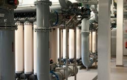 Flow Meter in a wastewater plant.