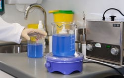 Magnetic Stirrer in Use.