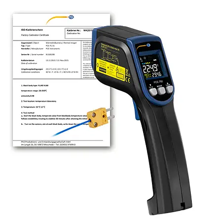 Air Humidity Meter PCE-780-ICA incl. ISO Calibration Certificate