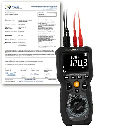 Cable Locator PCE-CLT 20-ICA incl. ISO calibration certificate