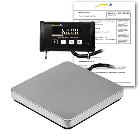 Checkweighing Scale PCE-PB 60N-ICA Incl. ISO Calibration Certificate