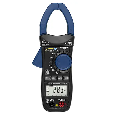 Clamp Meter PCE-DC 20 front