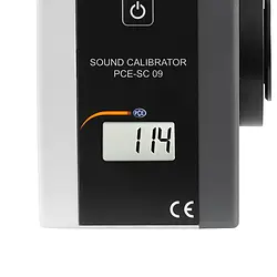 Display of Class I Noise Meter / Sound Meter Calibrator PCE-SC 09