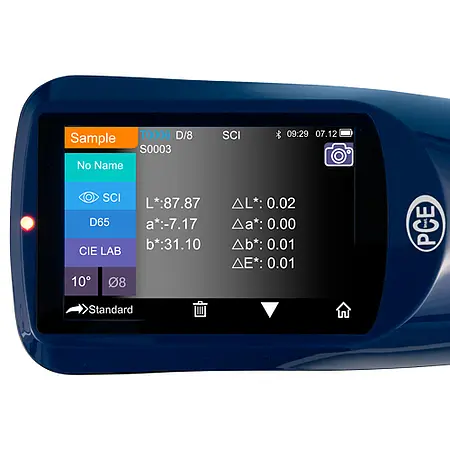 Color Meter PCE-CSM 22 display