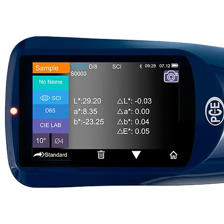 Colorimeter PCE-CSM 21 display