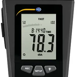 Condition Monitoring Sound Level Meter PCE-322A display