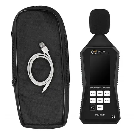 Condition Monitoring Sound Level Meter delivery scope