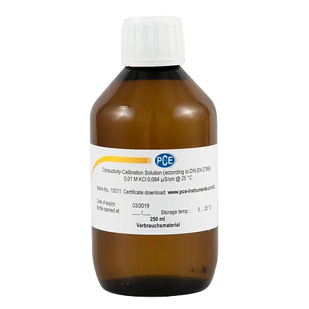 Conductivity solution potassium chloride 84 µS / cm