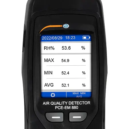 Data Logger for Temperature and Humidity PCE-EM 880 display