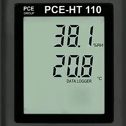 Data Logger with USB Interface PCE-HT 110 display