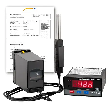 Decibel Meter PCE-SLT-ICA incl. ISO Calibration Certificate