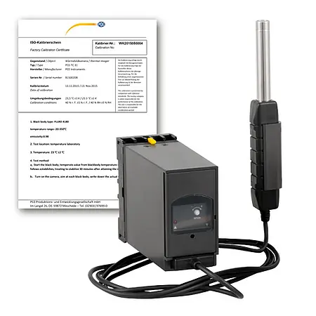 Decibel Meter PCE-SLT-TRM-ICA incl. ISO calibration certificate