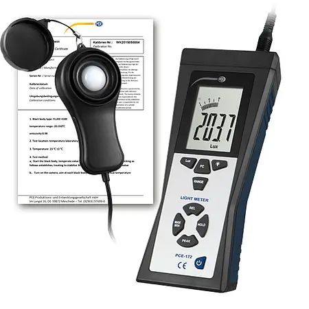 Environmental Tester PCE-172-ICA incl. ISO Calibration Certificate