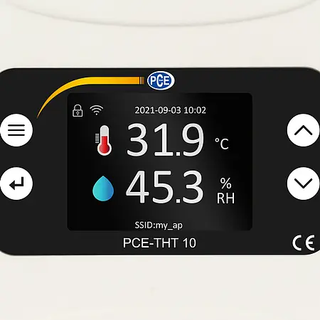 Environmental Tester PCE-THT 10 display