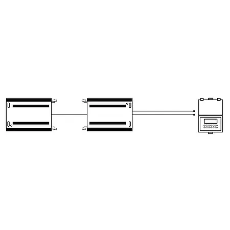 Floor Scale PCE-WWSB1.5-S connection diagram