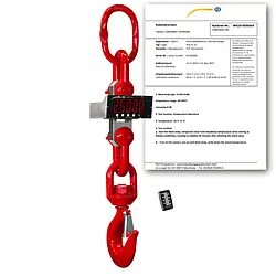 Hanging Scale PCE-CSI 25-ICA incl. ISO Calibration Certificate