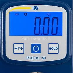 Hanging Scales PCE-HS 150N-ICA display