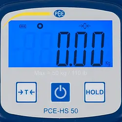 Hanging Scales PCE-HS 50N-ICA display