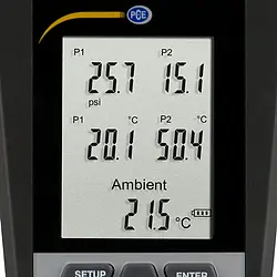 Manometer PCE-HVAC 4 display