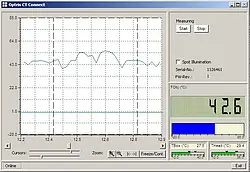 Thermometer PCE-IR 10 software
