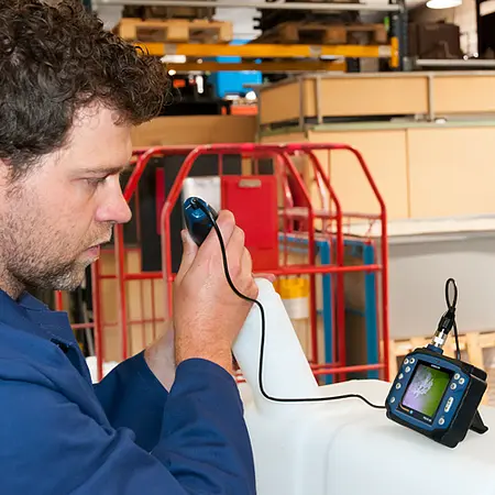 Industrial Borescope PCE-VE 200UV application