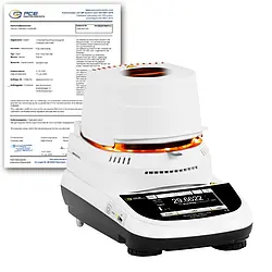 LAB Scale PCE-MA 60XT-ICA incl. ISO calibration certificate