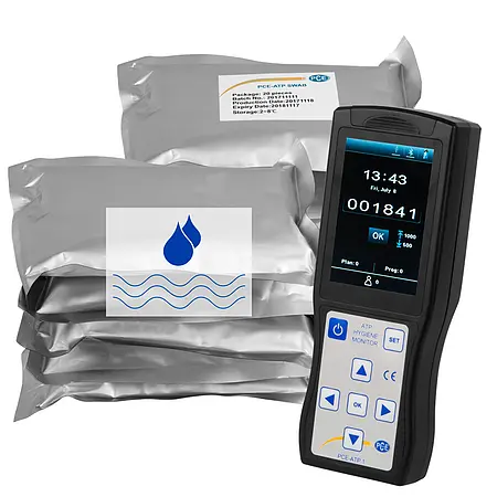 Food / Hygiene ATP Testing Meter PCE-ATP 1 KIT3 for surfaces and water