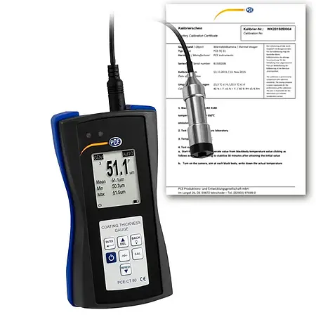 Material Tester PCE-CT 80-FN2-ICA incl. ISO-Calibration Certificate