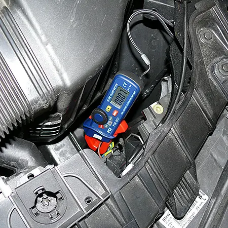 Application of Mini Clamp Meter PCE-DC1-ICA Incl. ISO Calibration Certificate