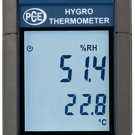 Multifunction Hygrometer PCE-330 Display