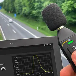 Noise Meter / Sound Meter PCE-MSL 2BT application