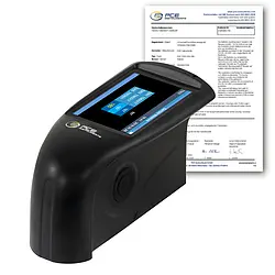 Paint Gloss Tester PCE-GM 60Plus-ICA incl. ISO calibration certificate