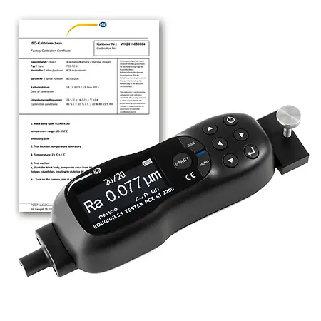 Roughness Tester PCE-RT 2200-ICA Incl. ISO Calibration Certificate