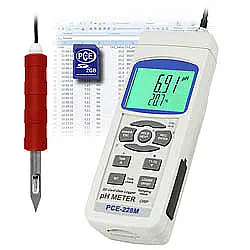 pH meter PCE-228M-ICA incl. ISO calibration certificate