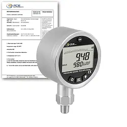 Pressure Gauge PCE-DPG 10-ICA incl. ISO Calibration Certificate