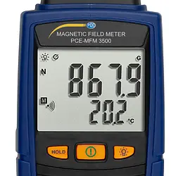 Radioactivity Meter display