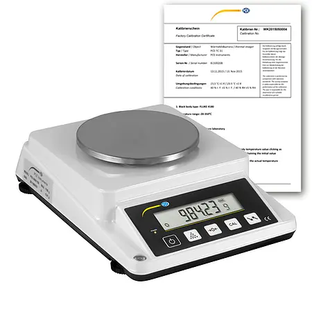 Tabletop Scale PCE-DMS 1100-ICA Incl. ISO Calibration Certificate