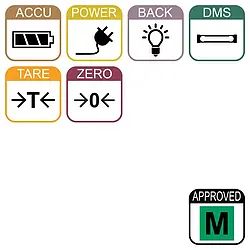 Tabletop Scale PCE-MS T3B-1-M icons