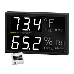 Thermo Hygrometer PCE-EMD 10-ICA Incl. ISO Calibration Certificate