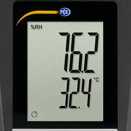 Thermometer PCE-HVAC 3S display