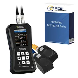 Ultrasonic Flow Meter PCE-TDS 200 M-SW-KIT incl. software