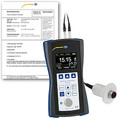 Ultrasonic Thickness Gauge PCE-TG 300-HT5-ICA incl. ISO calibration certificate