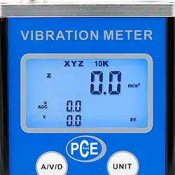 Vibration Analyzer PCE-VM 3D display