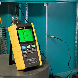 Vibration Recorder PCE-VM 5000-ICA Incl. ISO Calibration Certificate Application